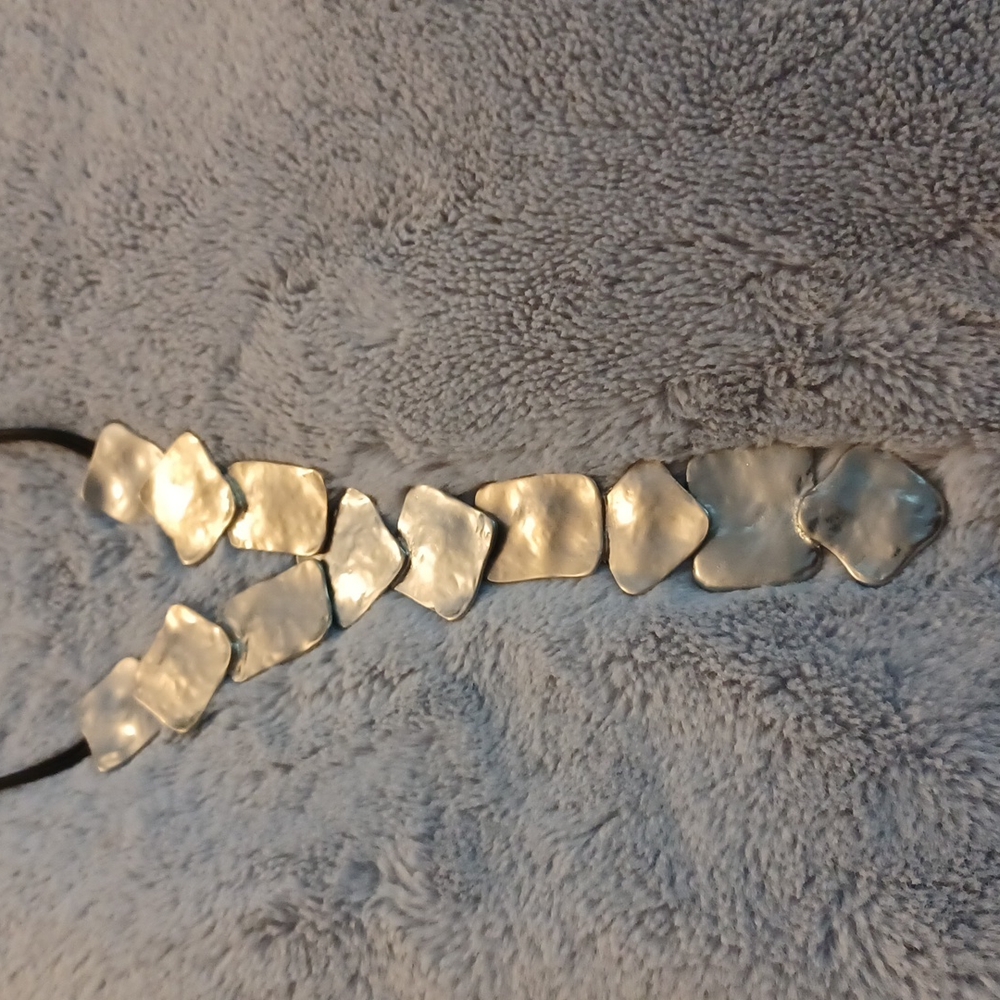 Chico's mixed metal statement necklace - Picture 2 of 5